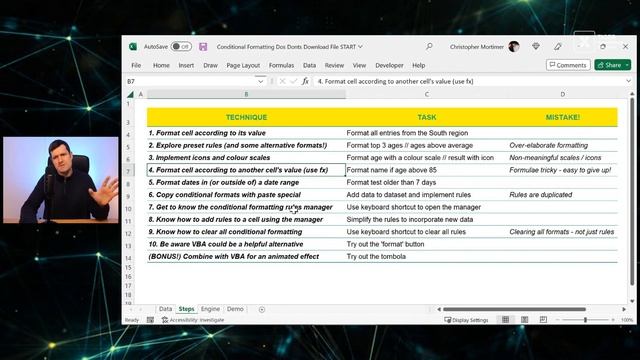 Excel Conditional Formatting Tutorial (FROM BEGINNER TO PRO!) смотреть онлайн