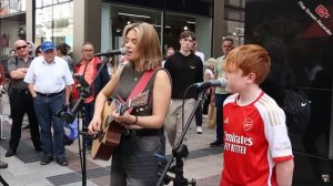 "12 year old young Ed Sheeran" is the new Ed on the street Hallelujah Jeff Buckley - Allie Sherlock