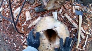 Изготовление колоды/борти своими руками. Пчеловодство. Колодный мёд. #1 // to catch wild bees