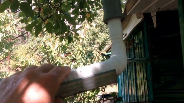 Собираем воду с крыши / ВОДОСТОК ОНЛАЙН / Гроза в нашем саду / Засуха летом 2022 / НАША ДАЧА