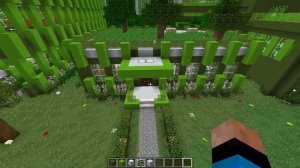 Магазин "Рассадник цветов" в Майнкрафте. Город Сиянск