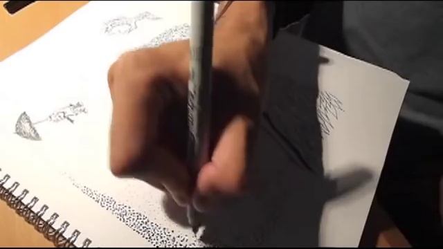 Monster Time-Lapse How-To Drawing (Sketch Pen+Ink) смотреть онлайн