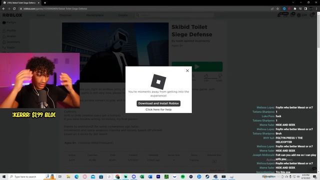 I BECAME A SKIBIDI TOILET IN ROBLOX!! смотреть онлайн