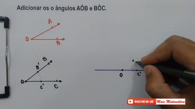13 - Adicionar os ângulos AÔB e BÔC смотреть онлайн
