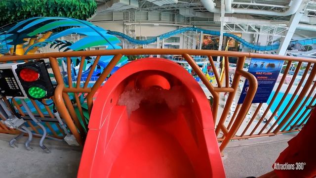 DreamWorks Water Park 2022 | Water Coaster & All the Big Water Slides POV | Record-Breaking Slides смотреть онлайн