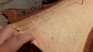 Обрезка не обрезной доски, в домашних условиях.