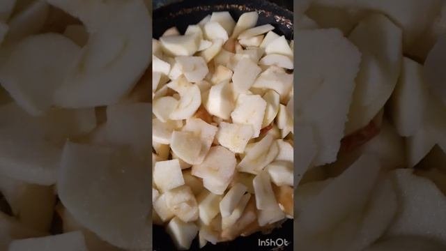 Яблочный пирог с посыпкой.#пироги