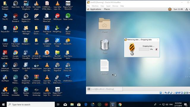 Copy files from Linux to windows virtual box смотреть онлайн