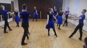 Народно-сценический танец, II курс, I семестр, "Хора", "Молдовеняска", "Сырба".