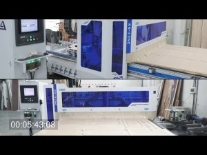 Обрабатывающий центр для нестинга  KDT KN-3710D. Обработка в реальном времени.