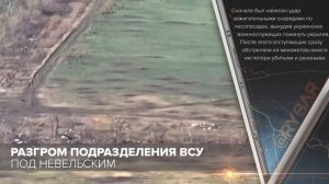 Разгром подразделения ВСУ под Невельским