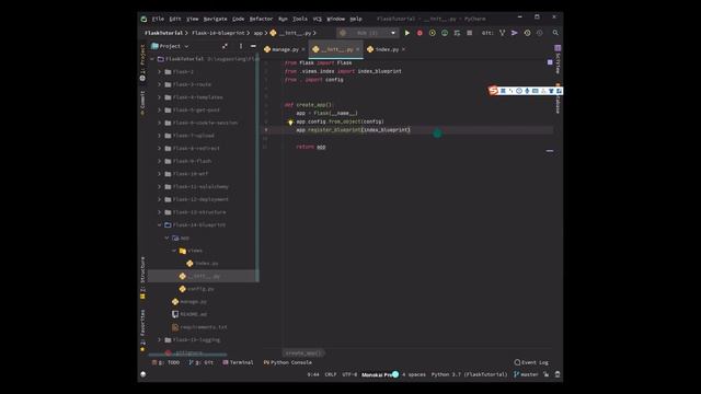 Flask Web开发教程(十四)蓝图 смотреть онлайн