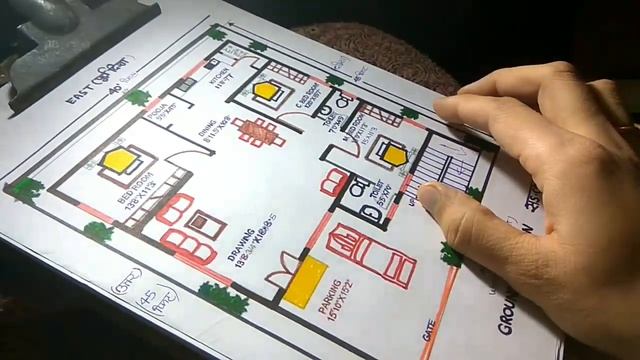 #40×45_House_Design_With_vadtu || #40×45Makan_ka_Naksha || #40×45ghar #पश्चिममुखी_घर_का_नक्शा_वास्त смотреть онлайн