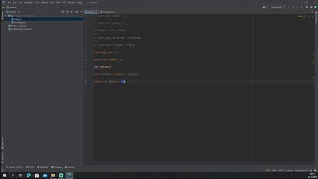 TypeScript Start #2 | Установка | Основные типы | Типизация функций | Never & Void