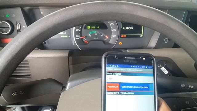 Diagnóstico no VOLVO FH 4 usando o K8 CODE PRIME.