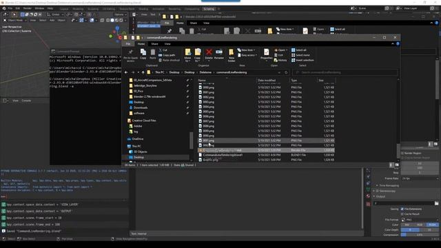 How to render animation in Blender using Command-Line смотреть онлайн