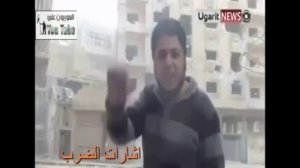 Syria - The Terrorist, Activist and fortune-teller Khaled Abu Salah in Action 