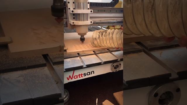 Как гравирует по МДФ фрезер ЧПУ WATTSAN | Фреза CMT V-Grooving router bit 90°