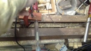 Простое , ручное приспособление для шлифовки полостей