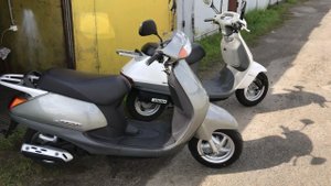 Сравнение с AF20 -3- Honda Lead 50 af48