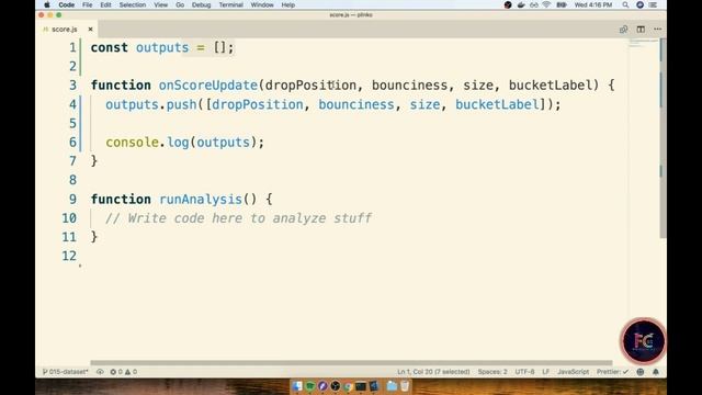 8 - Recording Observation Data | Machine Learning with Javascript Complete Tutorial