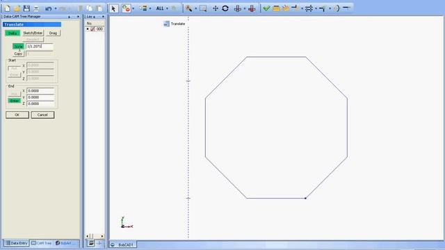 How to Draw Hex or Octagon in BobCAD смотреть онлайн