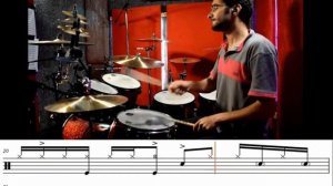 Slippin Away - Gavin harrison - Ahmad amiri (Transcription)