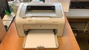 Лазерный принтер HP LaserJet P1005 + Новый картридж