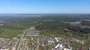 Окрестности города Первоуральск с высоты птичьего полета