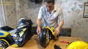 Косячный электромотоцикл из Детского мира. Мотоцикл Kreiss Спорт 6V