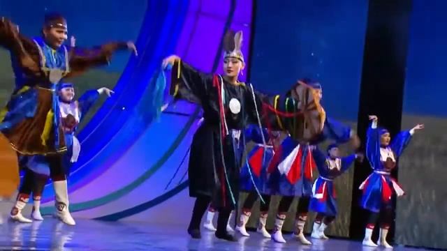 Mongolian national dance / Монгольский национальный танец/Russia / Mongolia смотреть онлайн