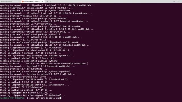 Instalar paquetes necesarios para Ubuntu // git , curl , wget ,etc смотреть онлайн