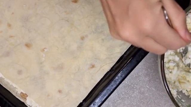 Лаваш с творогом 
