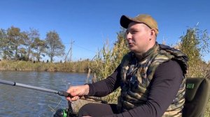 Рыбалка на фидер поздней осенью. Фидерная рыбалка на стоячей воде, ловля плотвы и карася.