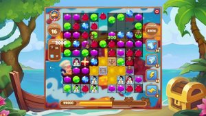 Как пройти уровень 8936 в игре Сокровища Пиратов
