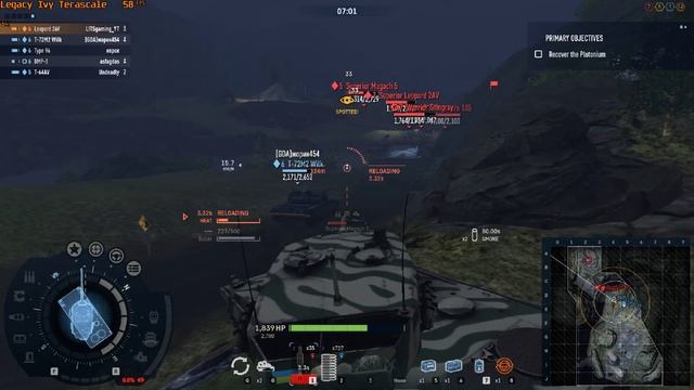 Armored Warfare gameplay Leopard 2AV Basilisk Hardcore смотреть онлайн