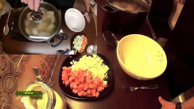 Куриный Суп Со Сливками . Греческая Кухня