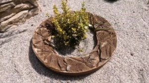 Из Автомобильных и Велосипедных Покрышек и цемента, три варианта нужных поделок для сада.