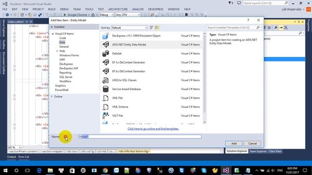Kết nối CSDL Oracle với C# sử dụng Entity Framwork смотреть онлайн