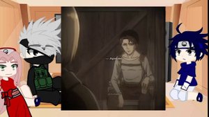 реакция команды номер 7 на Наруто как Армин / react to naruto as armin