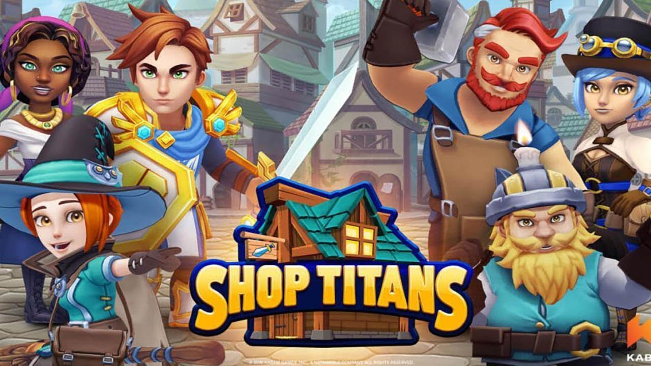 Shop Titans Первый взгляд. Часть 1. Изготавливаем  первые предметы. Симулятор магазина