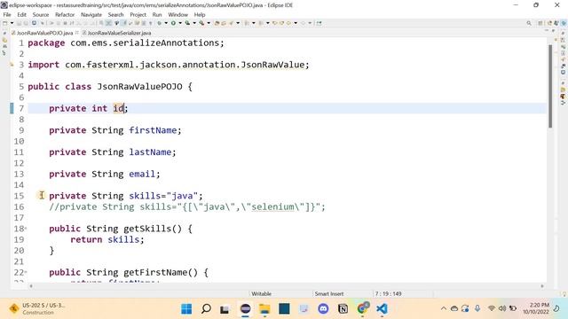 Rest Assured | 55 | Jackson Annotation | @JsonRawValue | தமிழ் смотреть онлайн