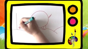 Как нарисовать поросенка / How to draw a pig. Оживающие рисунки