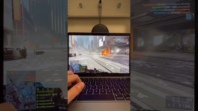 Battlefield 4 on MacBook Pro 13 M1 - Parallels 17 Windows 11