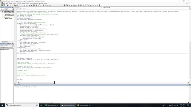 VBA regular expression introduction & examples смотреть онлайн