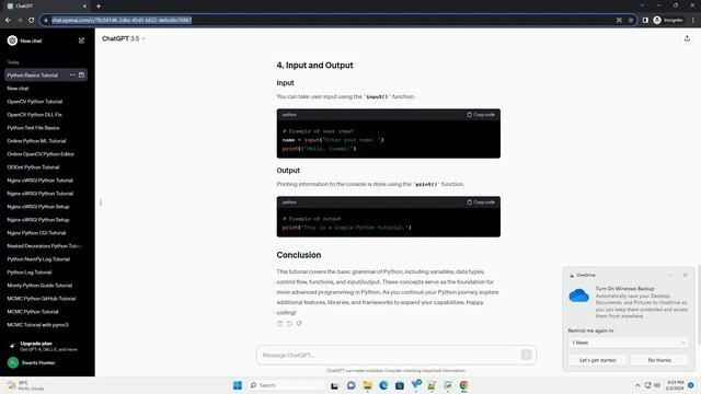 python basic grammar