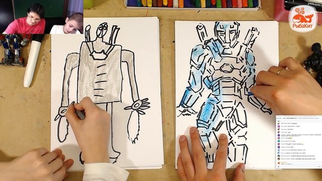 Воитель друг Железного человека из комикса / Супер Дима и РыбаКит смотреть онлайн