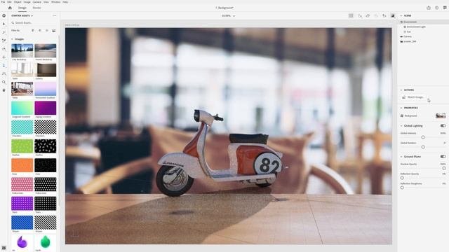 Add A Background In Adobe Dimension | Adobe Creative Cloud