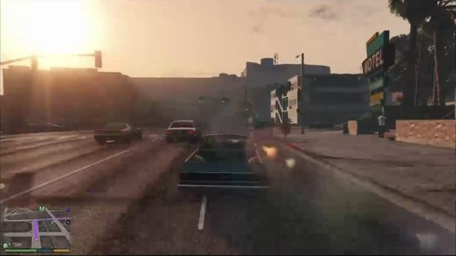 PS 4 Grand Theft Auto 5 / Великая Автомобильная Кража 5 #6 Франклин Задание Папарации / Paparazzi