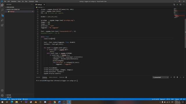 Autenticación por código QR con python   QRCode, PyzBar